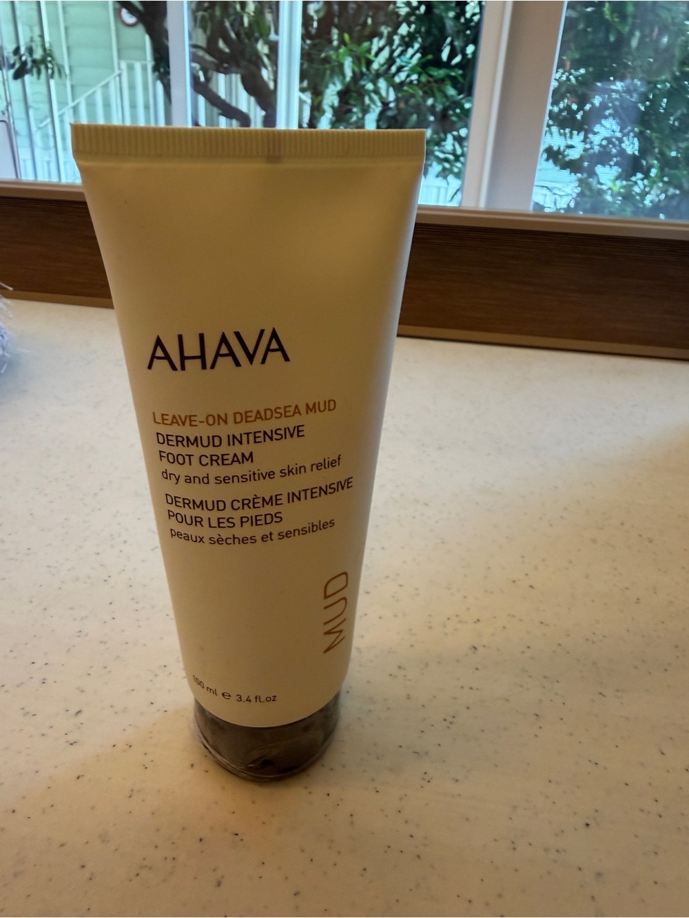 AHAVA Leave-On Dead Sea Mud Dermud Intensive Foot Cream 3.4 oz – NEW